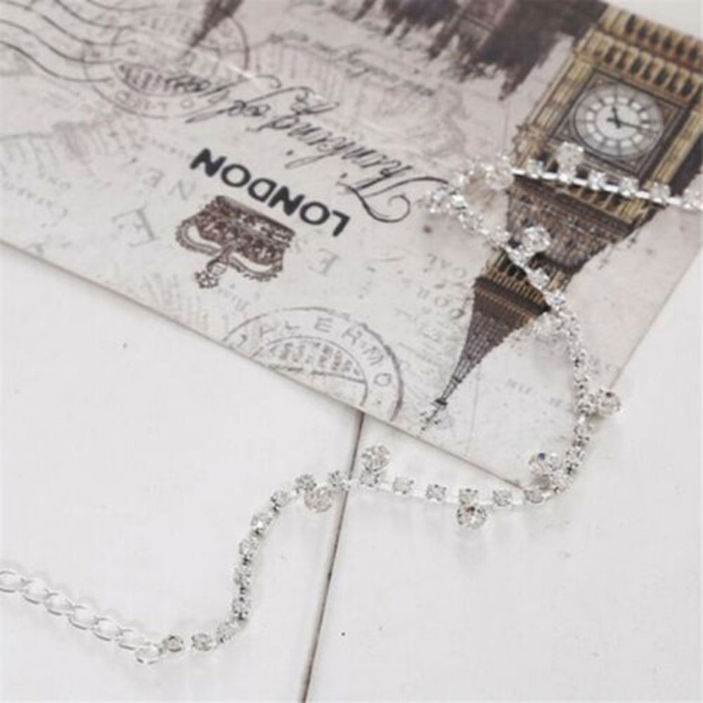 Women's Sexy Crystal Diamond Anklet Ankle Bracelet - Picture 8 of 11